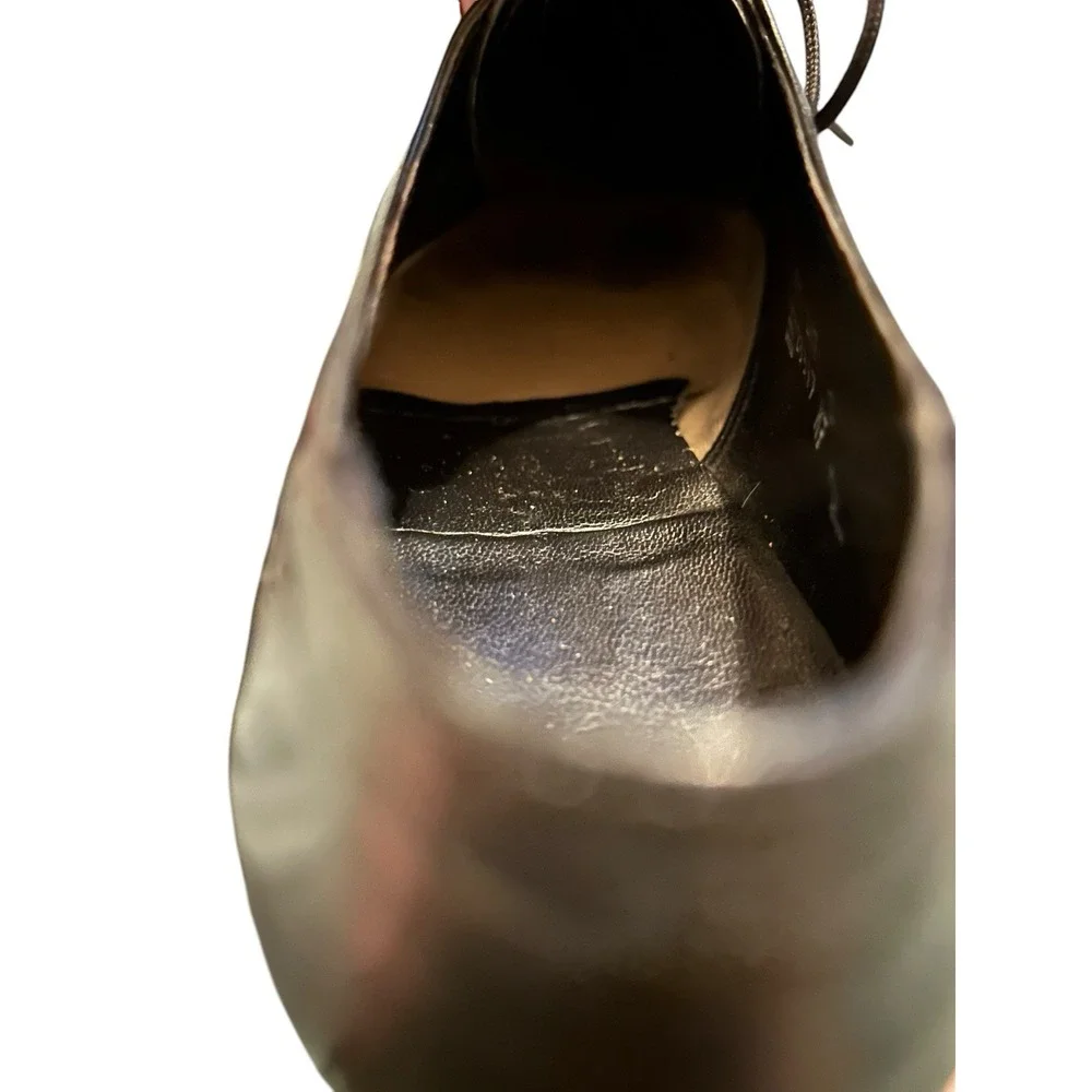 Florsheim Royal Imperial Men Dress Shoes Black‎ Oxford Leather Cap Toe Size 7.5